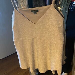 Wild Fable Shimmering Beige Camisole
